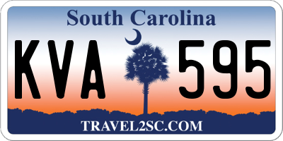 SC license plate KVA595
