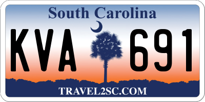 SC license plate KVA691