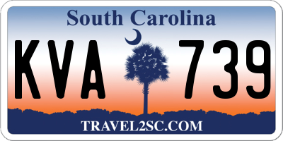 SC license plate KVA739