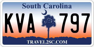 SC license plate KVA797