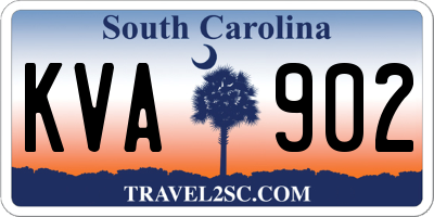 SC license plate KVA902