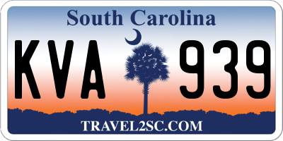 SC license plate KVA939