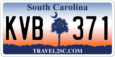 SC license plate KVB371