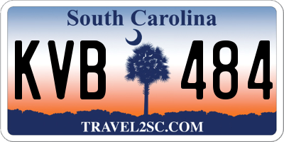 SC license plate KVB484