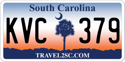 SC license plate KVC379