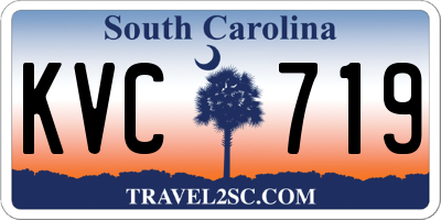 SC license plate KVC719