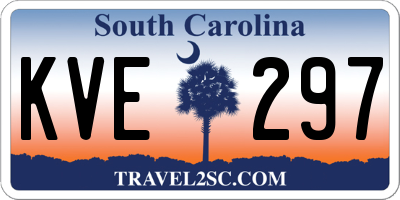 SC license plate KVE297