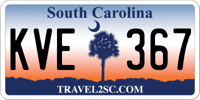 SC license plate KVE367