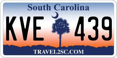 SC license plate KVE439
