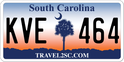 SC license plate KVE464