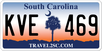 SC license plate KVE469