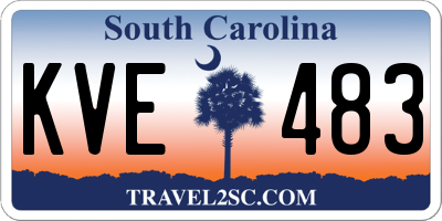 SC license plate KVE483