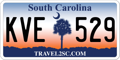 SC license plate KVE529