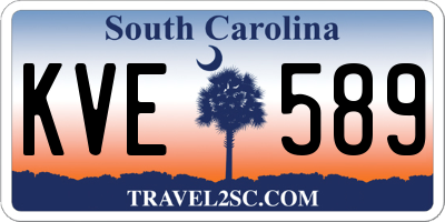SC license plate KVE589