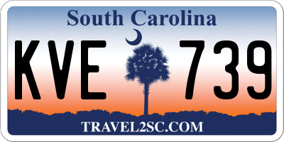 SC license plate KVE739