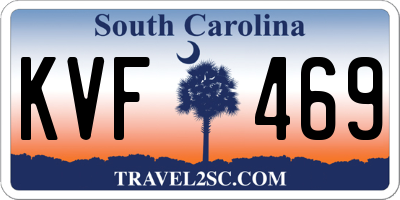 SC license plate KVF469