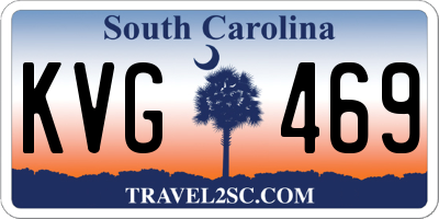 SC license plate KVG469