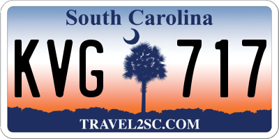 SC license plate KVG717