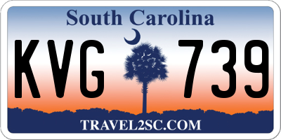 SC license plate KVG739