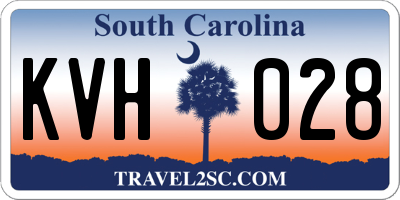 SC license plate KVH028