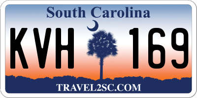 SC license plate KVH169