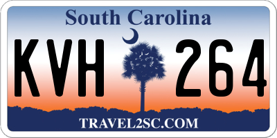SC license plate KVH264