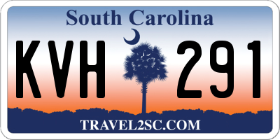 SC license plate KVH291