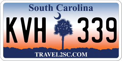 SC license plate KVH339