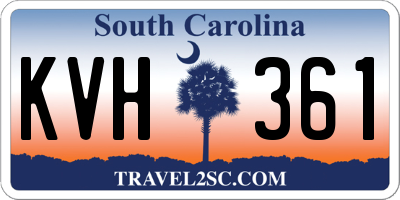 SC license plate KVH361