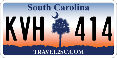 SC license plate KVH414
