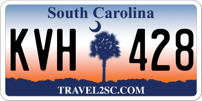 SC license plate KVH428
