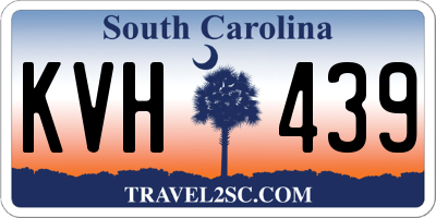 SC license plate KVH439