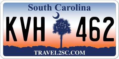SC license plate KVH462