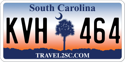 SC license plate KVH464