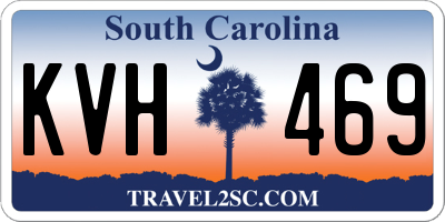 SC license plate KVH469