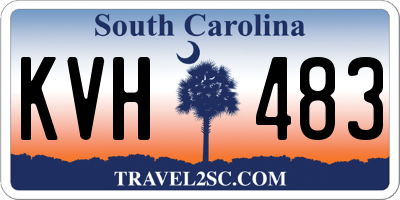 SC license plate KVH483