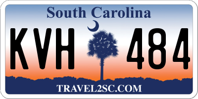 SC license plate KVH484