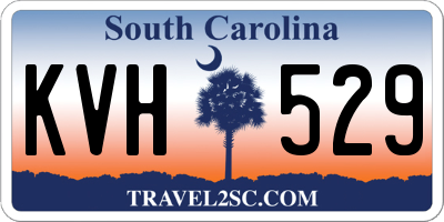 SC license plate KVH529