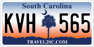 SC license plate KVH565