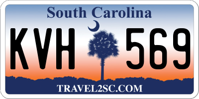 SC license plate KVH569