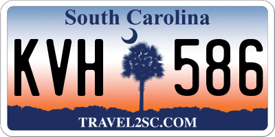 SC license plate KVH586