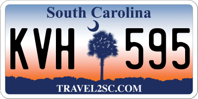 SC license plate KVH595