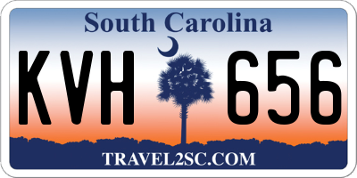SC license plate KVH656
