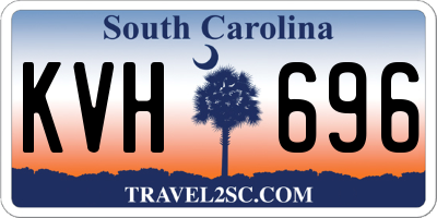 SC license plate KVH696