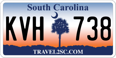 SC license plate KVH738