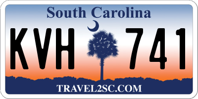 SC license plate KVH741