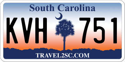 SC license plate KVH751