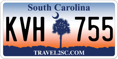 SC license plate KVH755