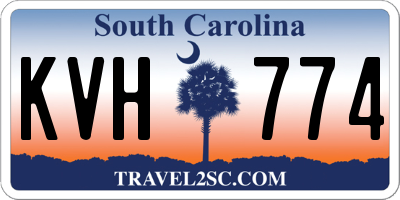SC license plate KVH774