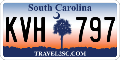 SC license plate KVH797